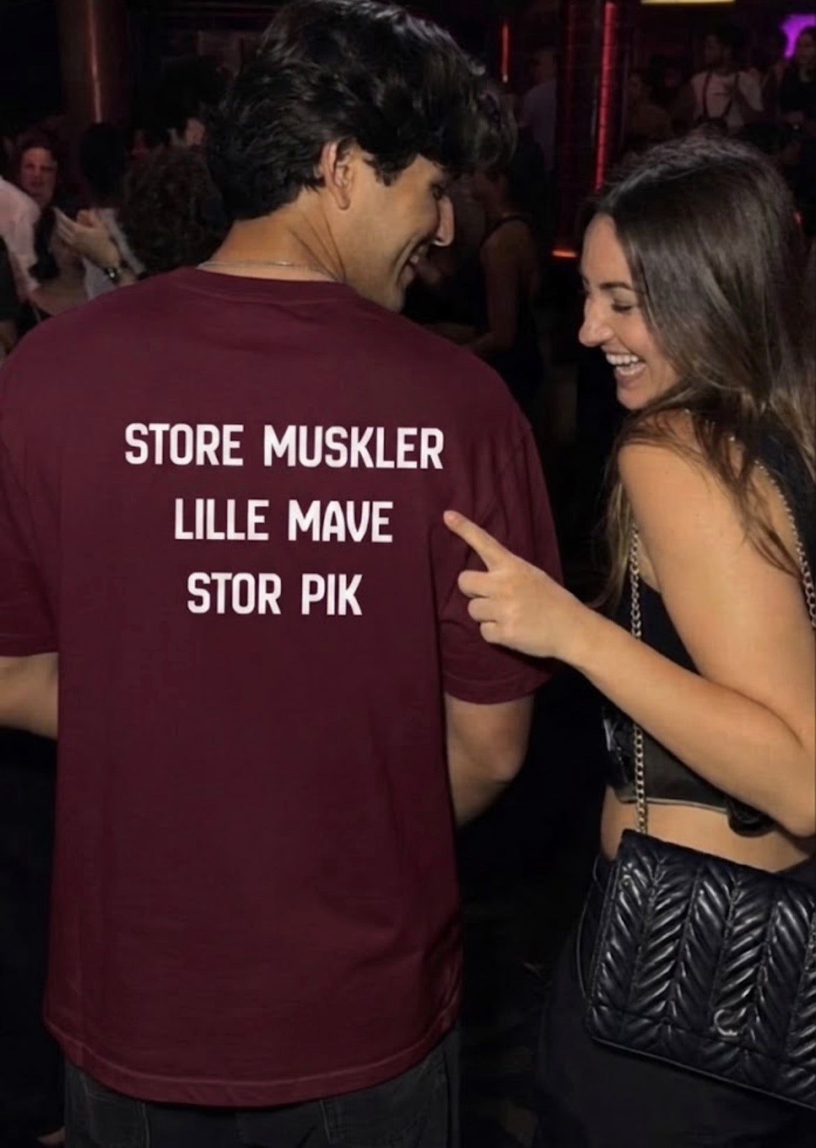 Store muskler lille mave stor pik Tees