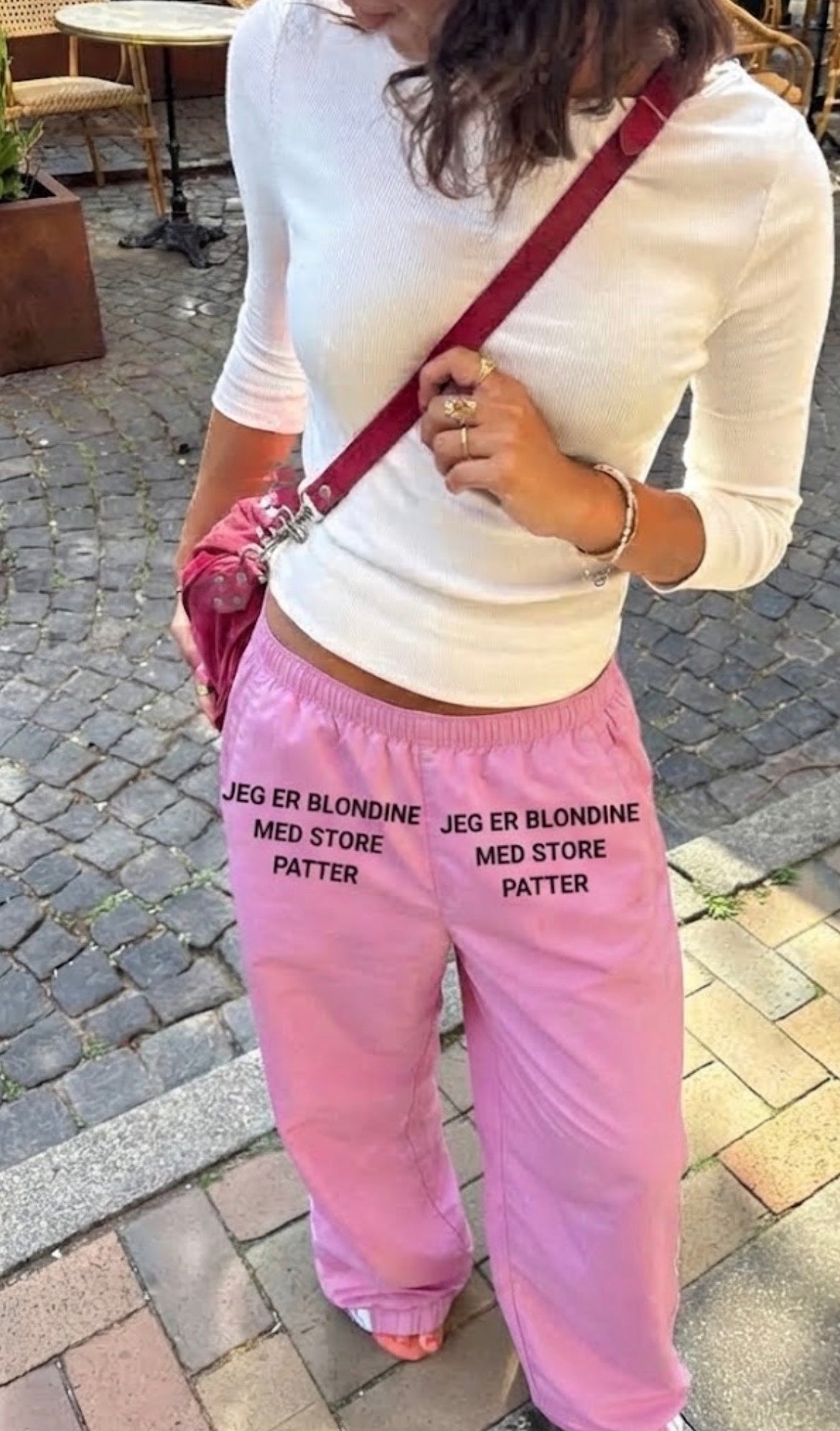 Jeg er blondine med store patter Sweatpants