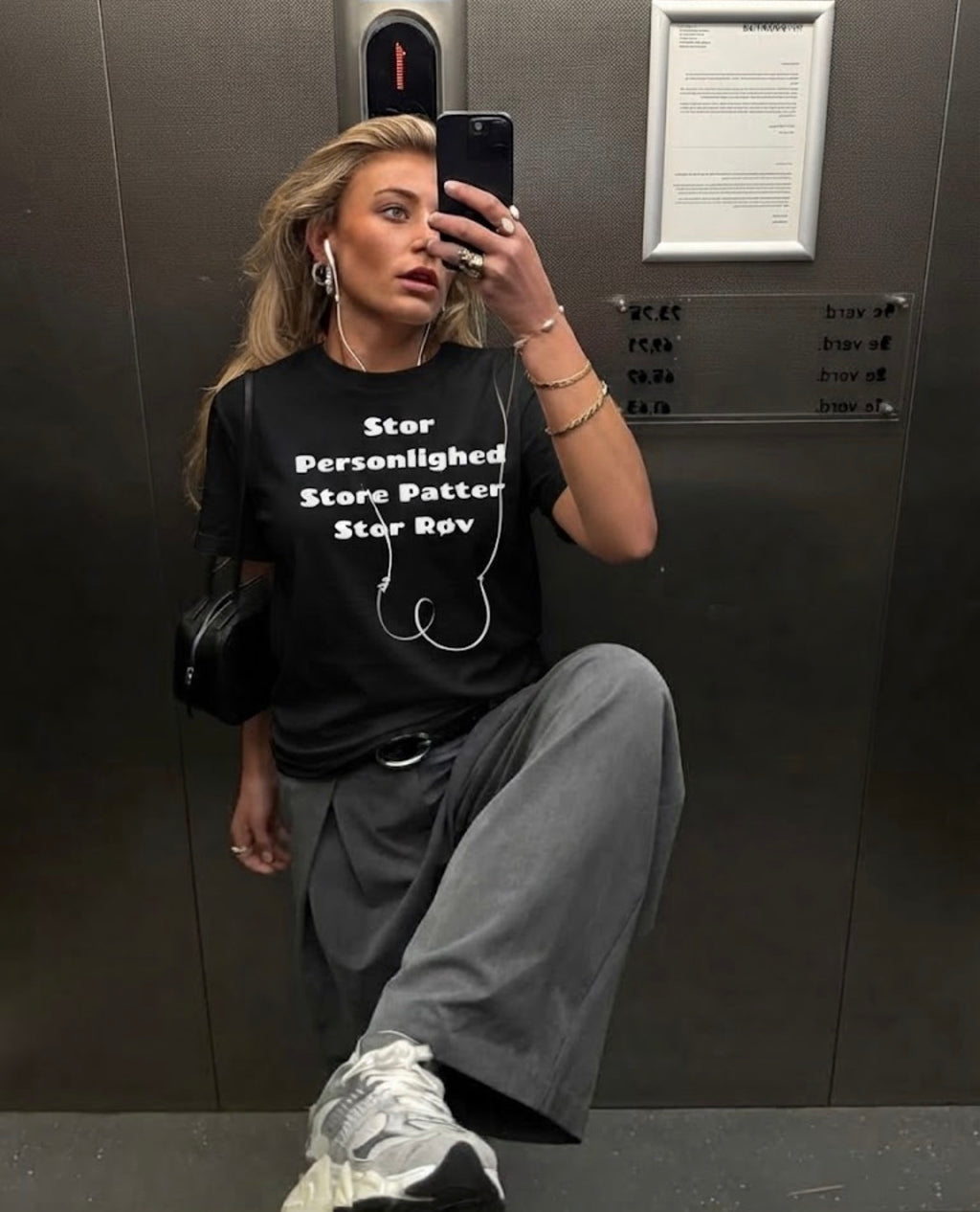 Stor personlighed store patter stor røv tees