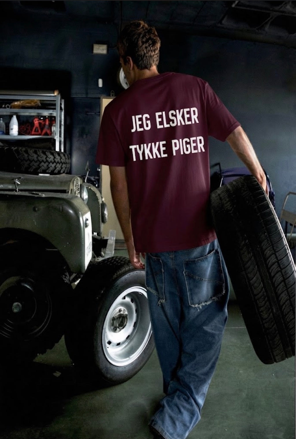 Jeg elsker tykke piger tees
