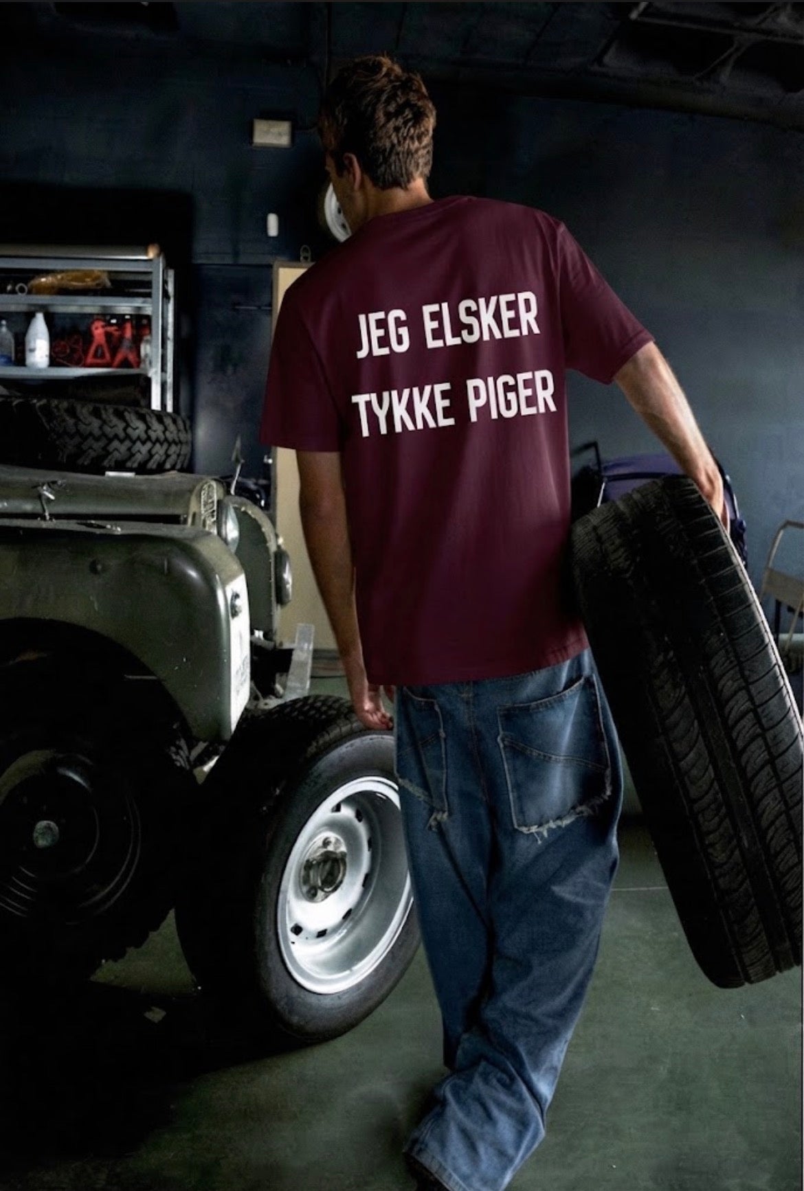 Jeg elsker tykke piger tees