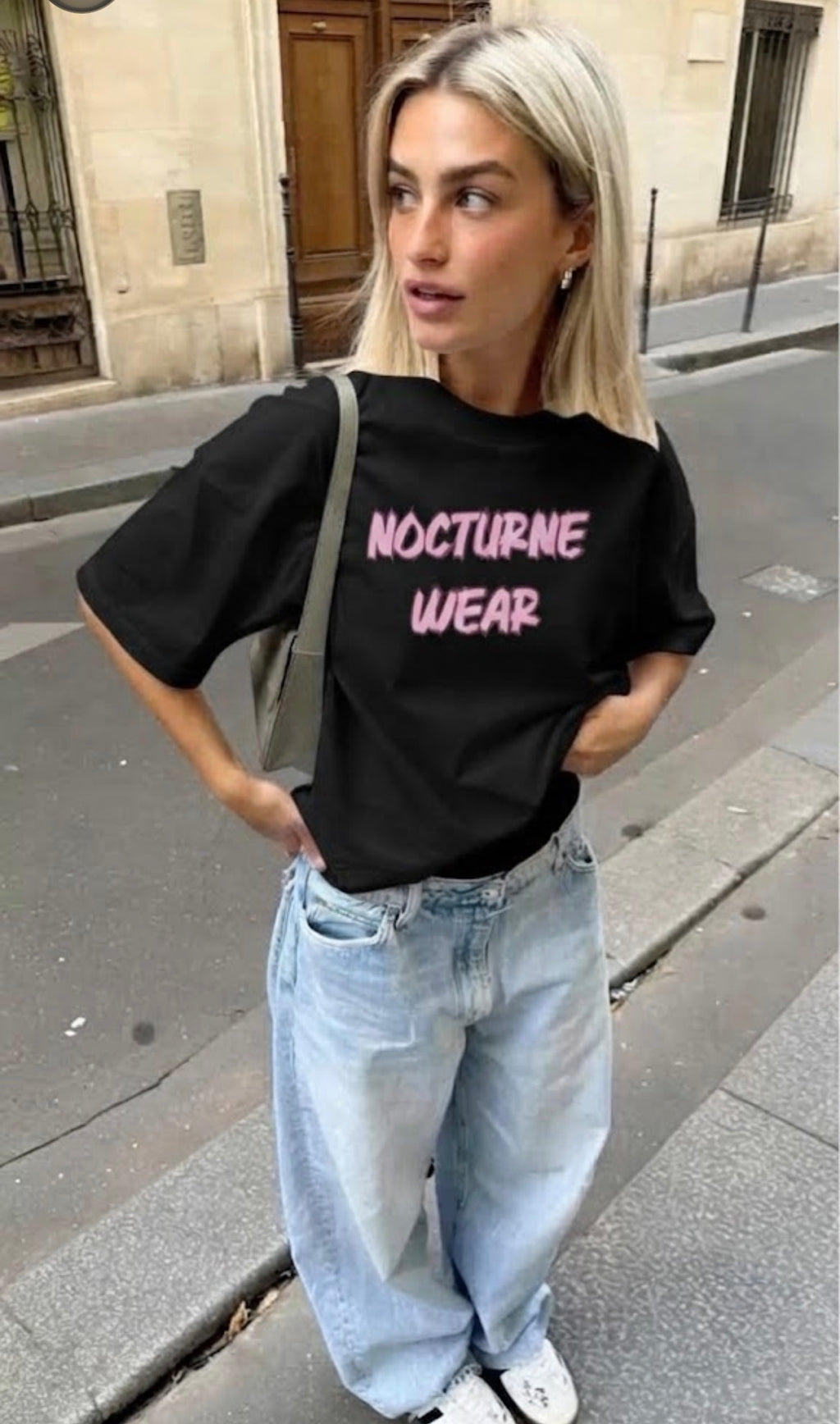 Nocturne Wear Rosa Logo Tees