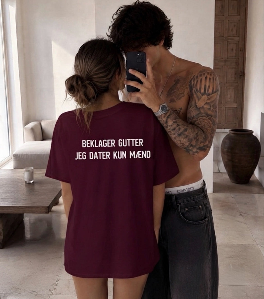 Beklager gutter jeg dater kun mænd Tees