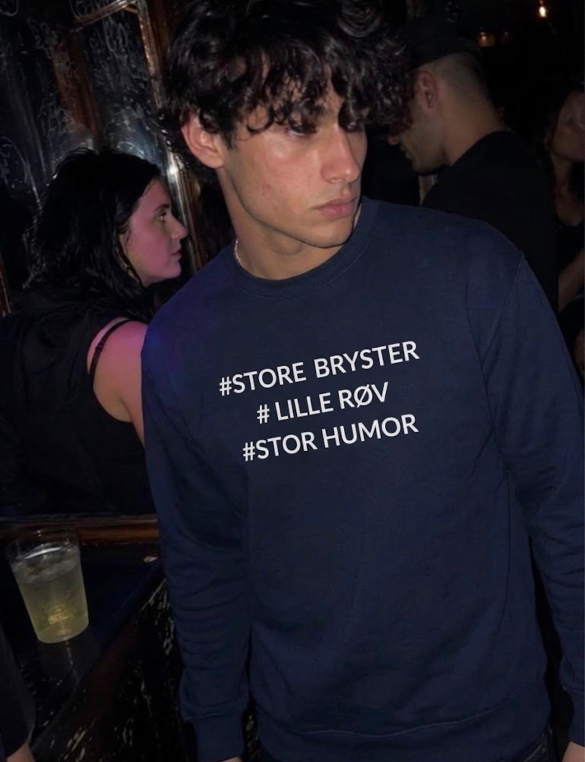 #Store Bryster #Lille røv #Store Humor Sweatshirt
