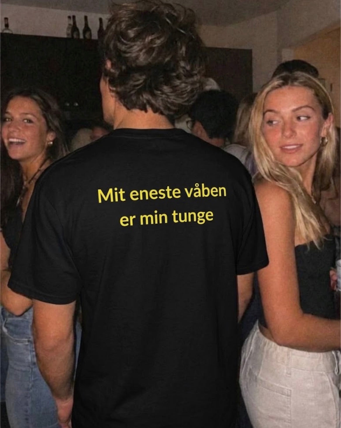 Mit eneste våben er min tunge tees