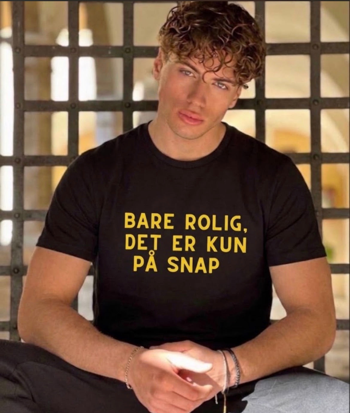 Bare rolig, det er kun på snap tees