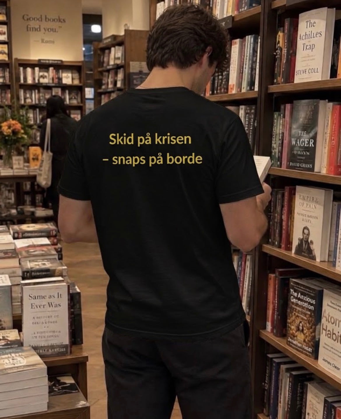 Skid på krisen - snaps på borde tees